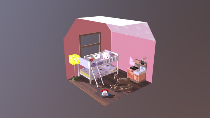 Bedroom Room 3D Model