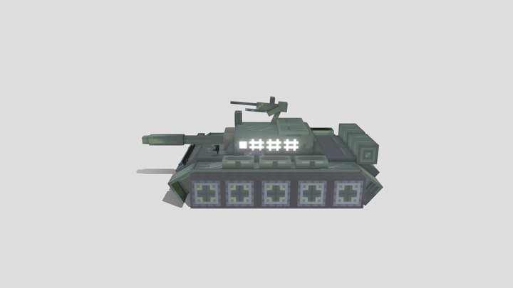 T-55 Tank 3D Model