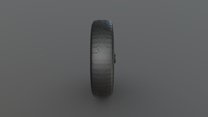 Fiat Wheel 1 Dec 3D Model