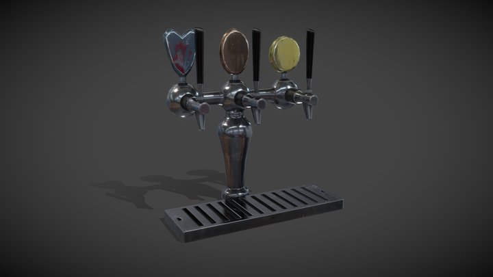 Beer Dispenser 3D Model