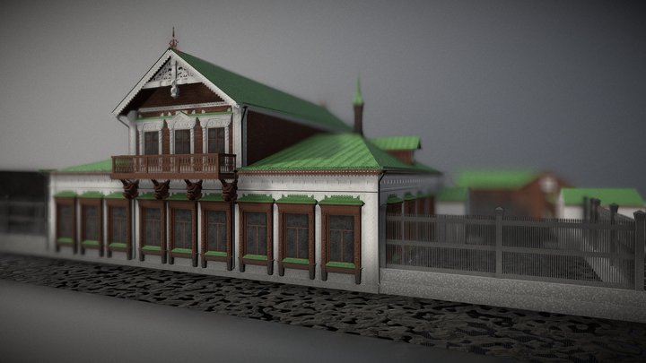 Zhukovsky's house 3D Model