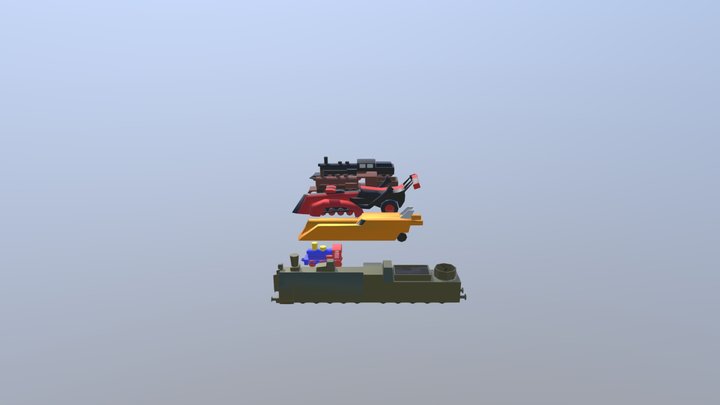 Usual, Old, Crazy (x2), Child, Special 3D Model