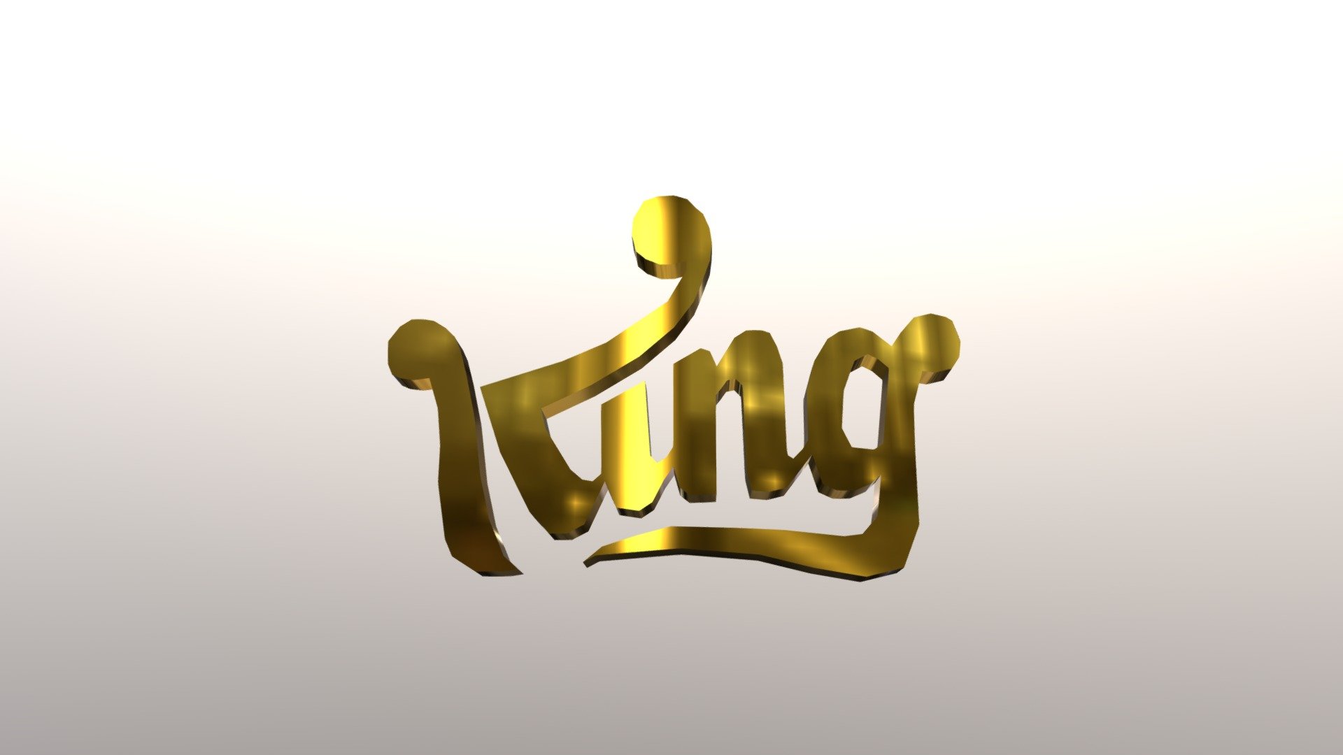 King (Candy Kingdom) Logo Download Free 3D model by Channel Hải