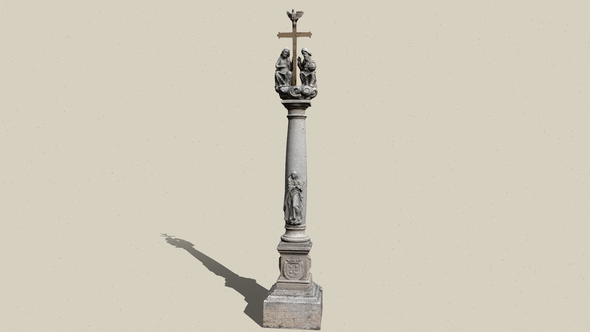 Dreifaltigkeitssäule — Sketchfab embed 3D viewer