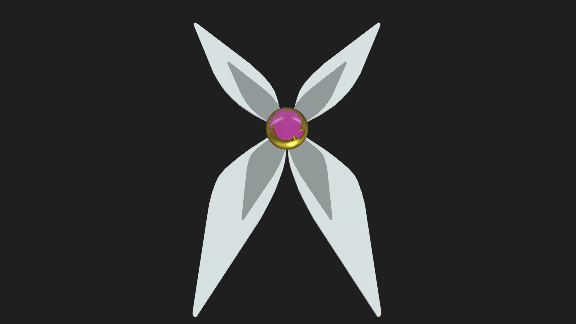 Miraculous Ladybug Butterfly Brooch 3D model by Aquillia [9aae489