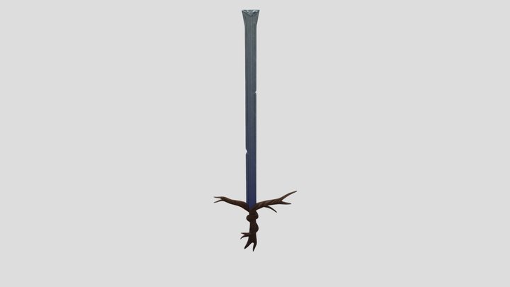 Stylized viking sword 3D Model