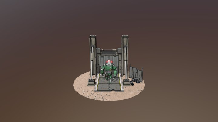 Robot - 3D Character Development - Uni Project 3D Model
