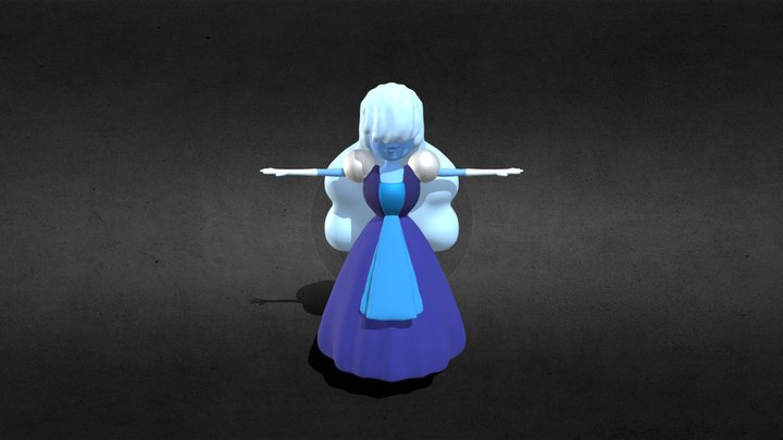 Steven Universe Sapphire 3D Model