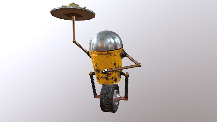 Robo-waiter 3D Model