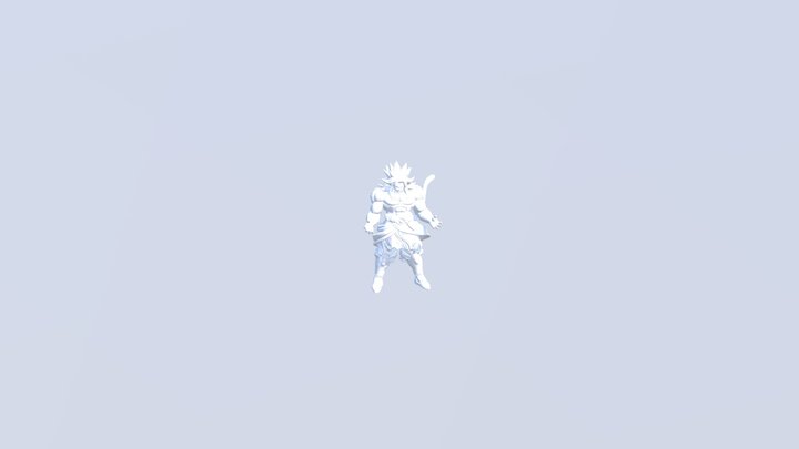 Anime Warrior Transformation 3D Model