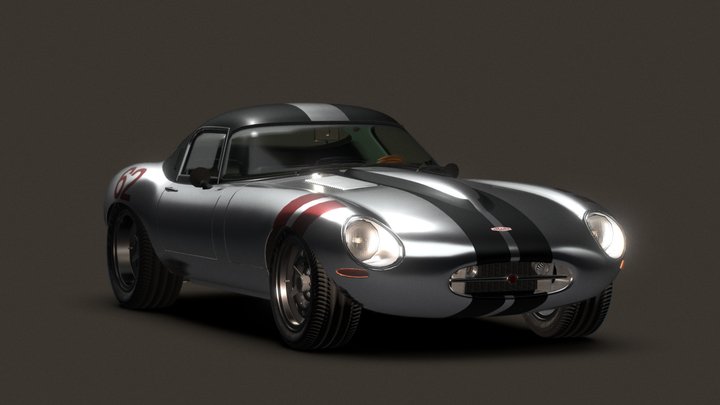 Jaguar Eagle GT 3D Model