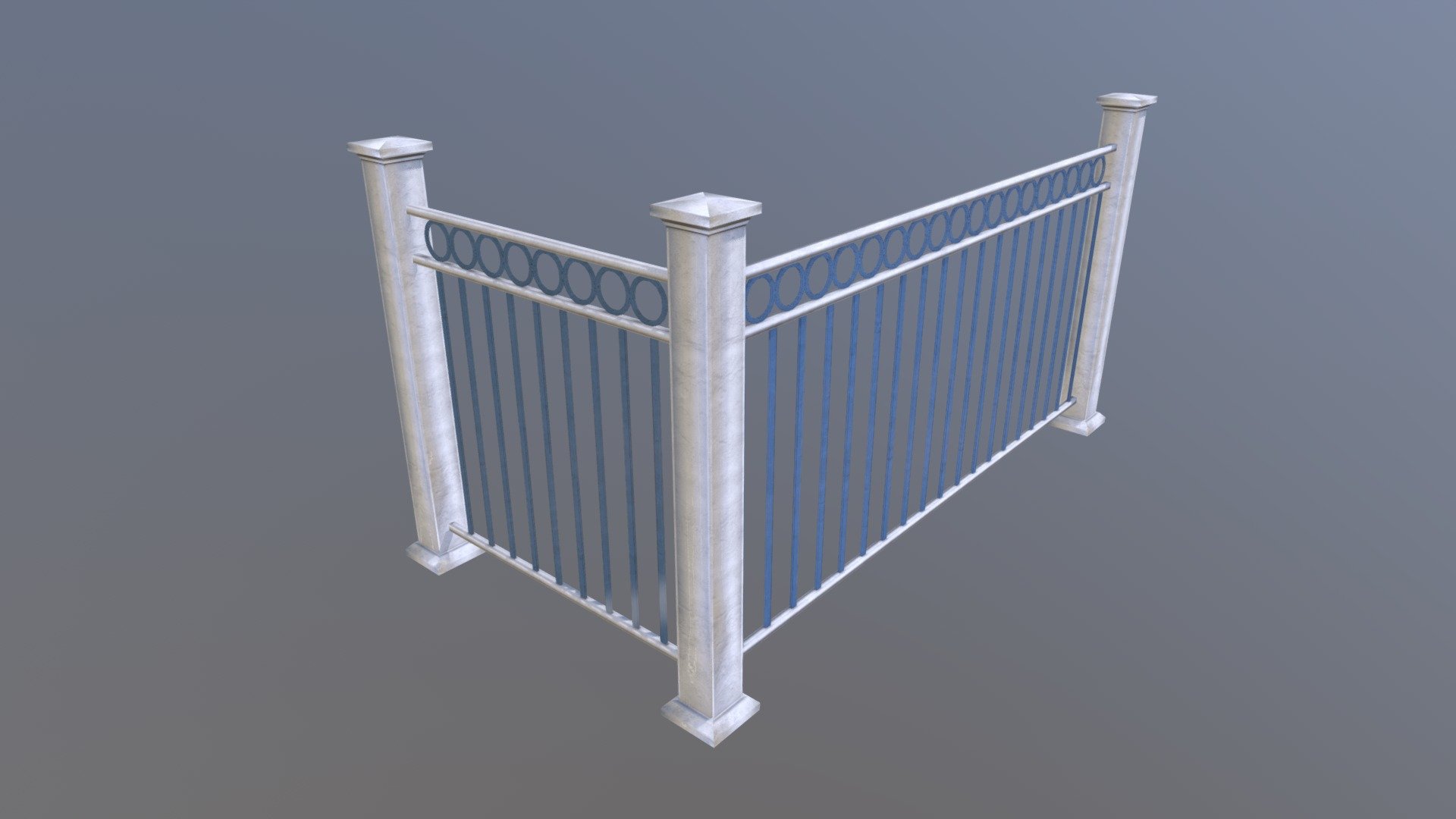 Modern decorative fence