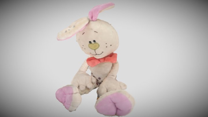 Модель плюшевого зайца 3D Model