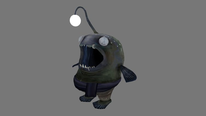 Angler Fish 3D Model