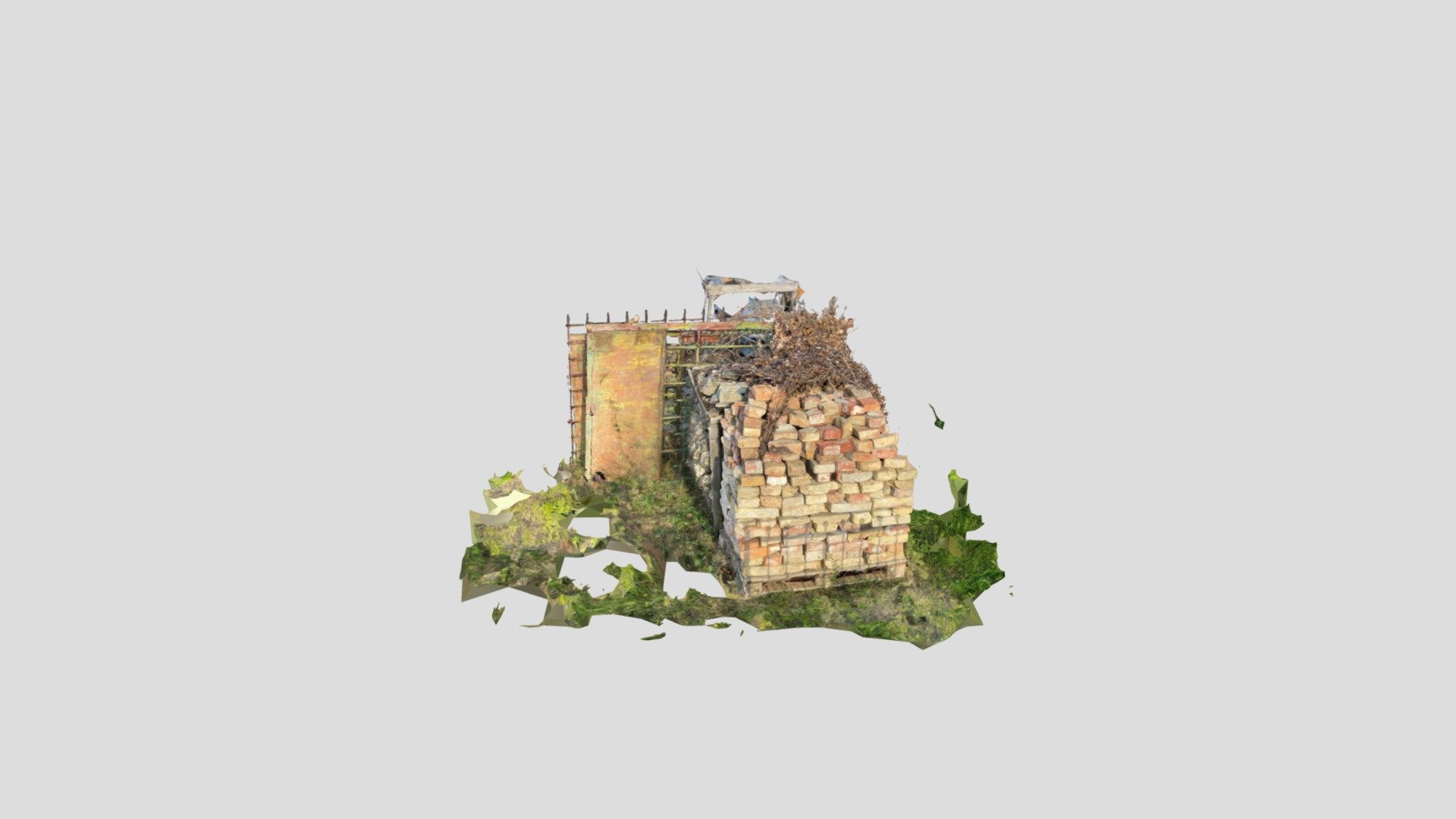 Pile of Bricks and Fencing