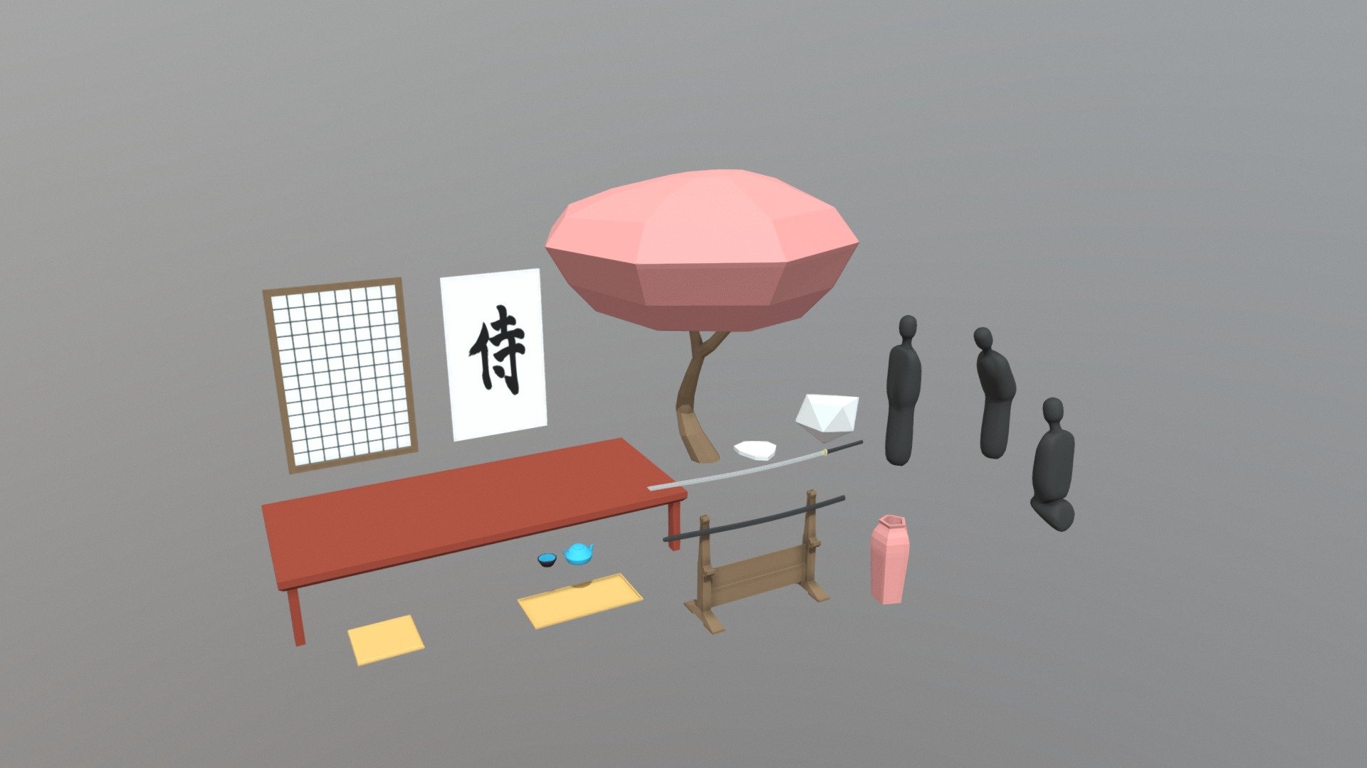 Low Poly Props (Shogunate)