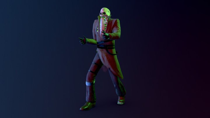 Ghost Rider WIP 3D Model