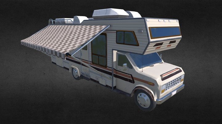 RV Camper 3D Model