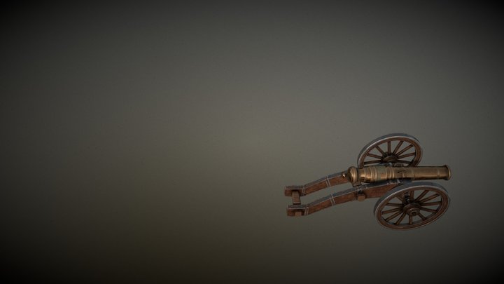 Medival Gun 3D Model