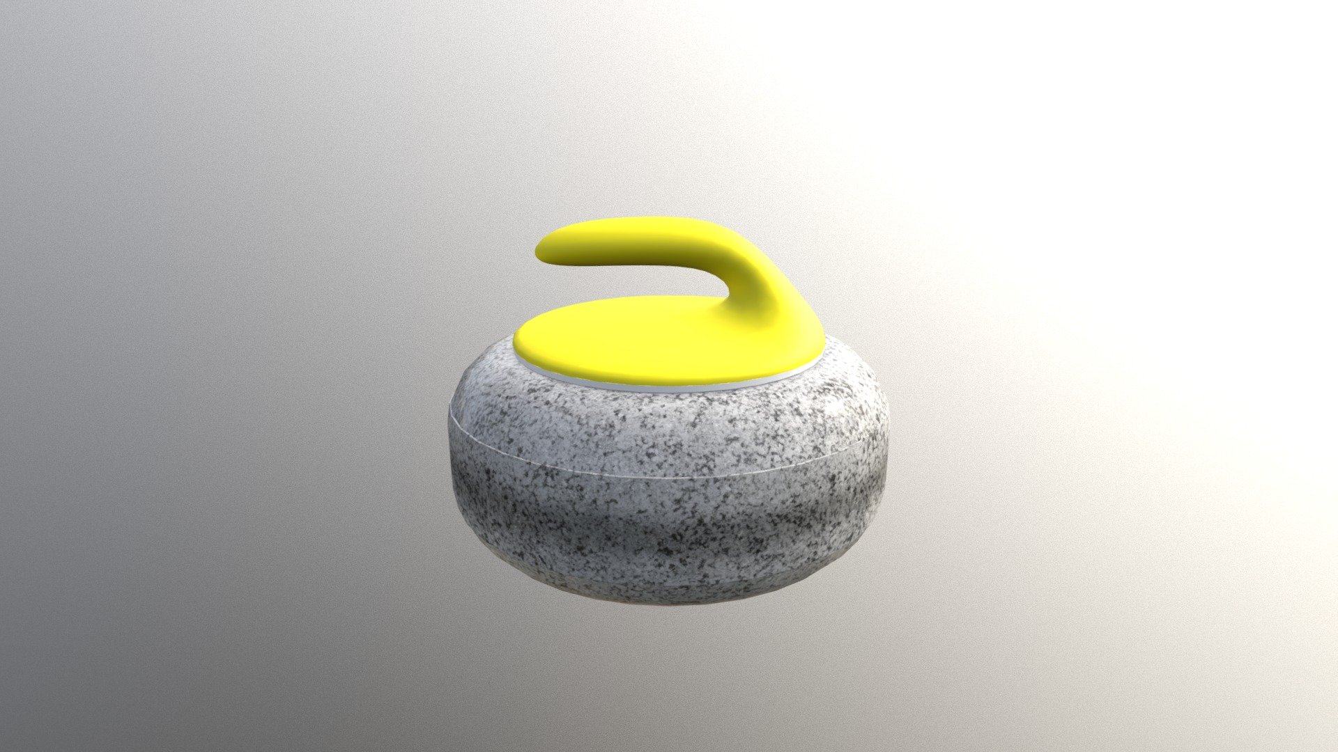 Curling Stone - Download Free 3D model by Lauren Herda (@herda