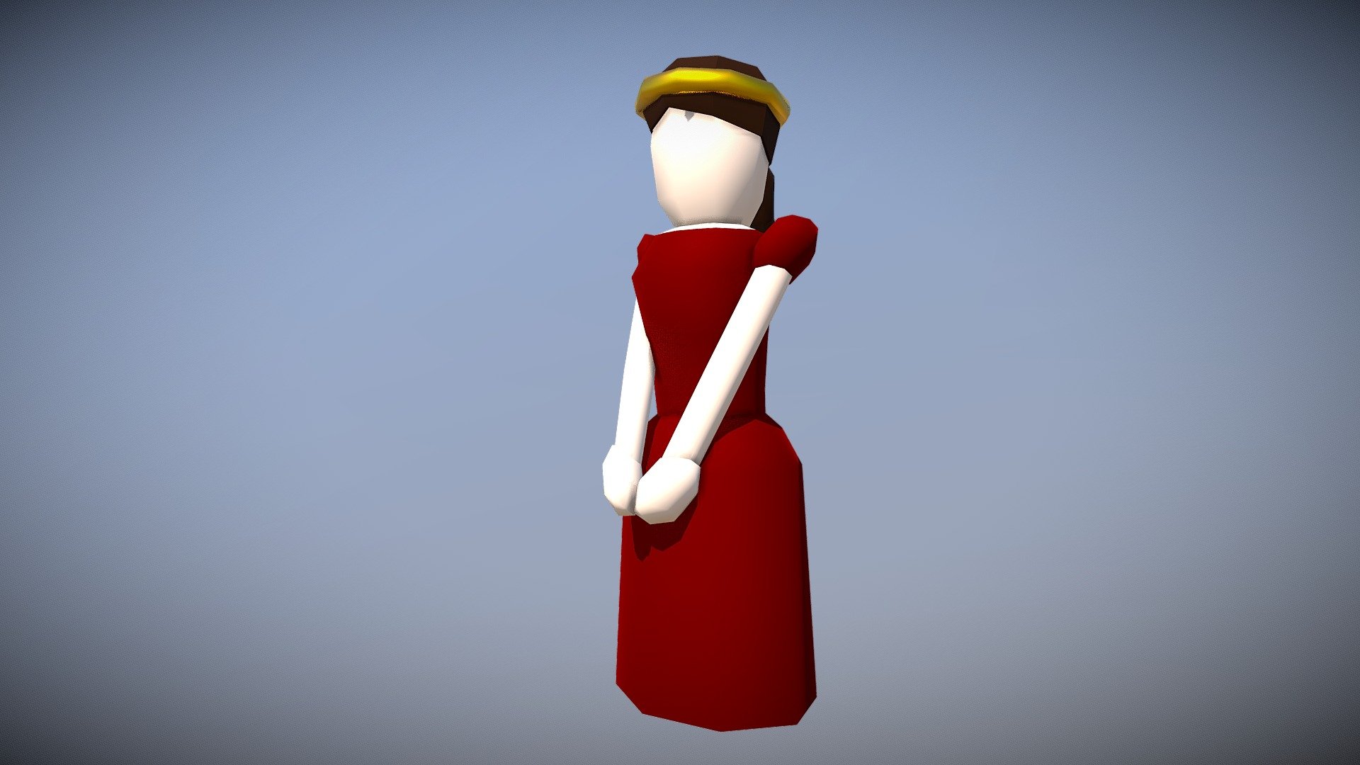 Low Poly Princess (Rigged)