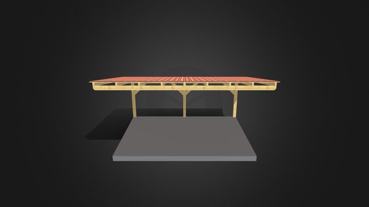 Zadaszenie 3D Model