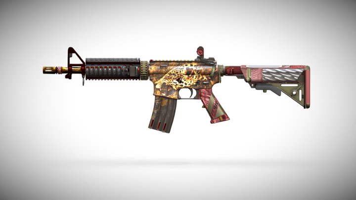 weapon_rif_m4a4 3D Model