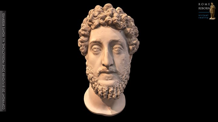 3D rendering of Commodus