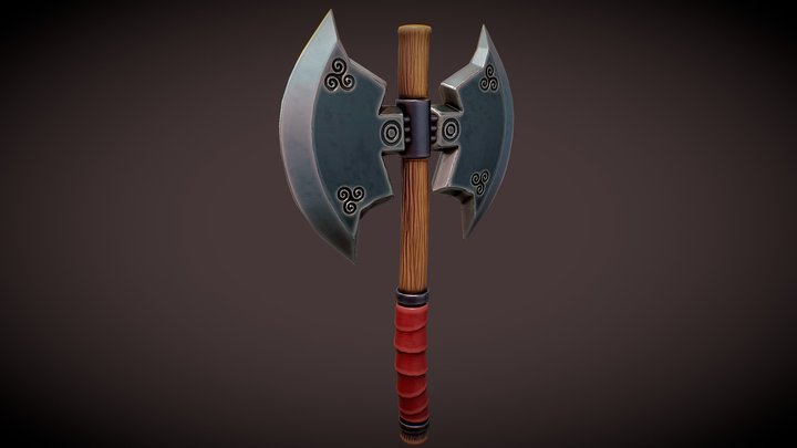Viking Axe 3D Model