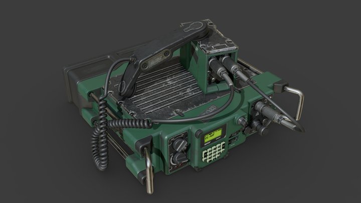 Military Radio 3D Model