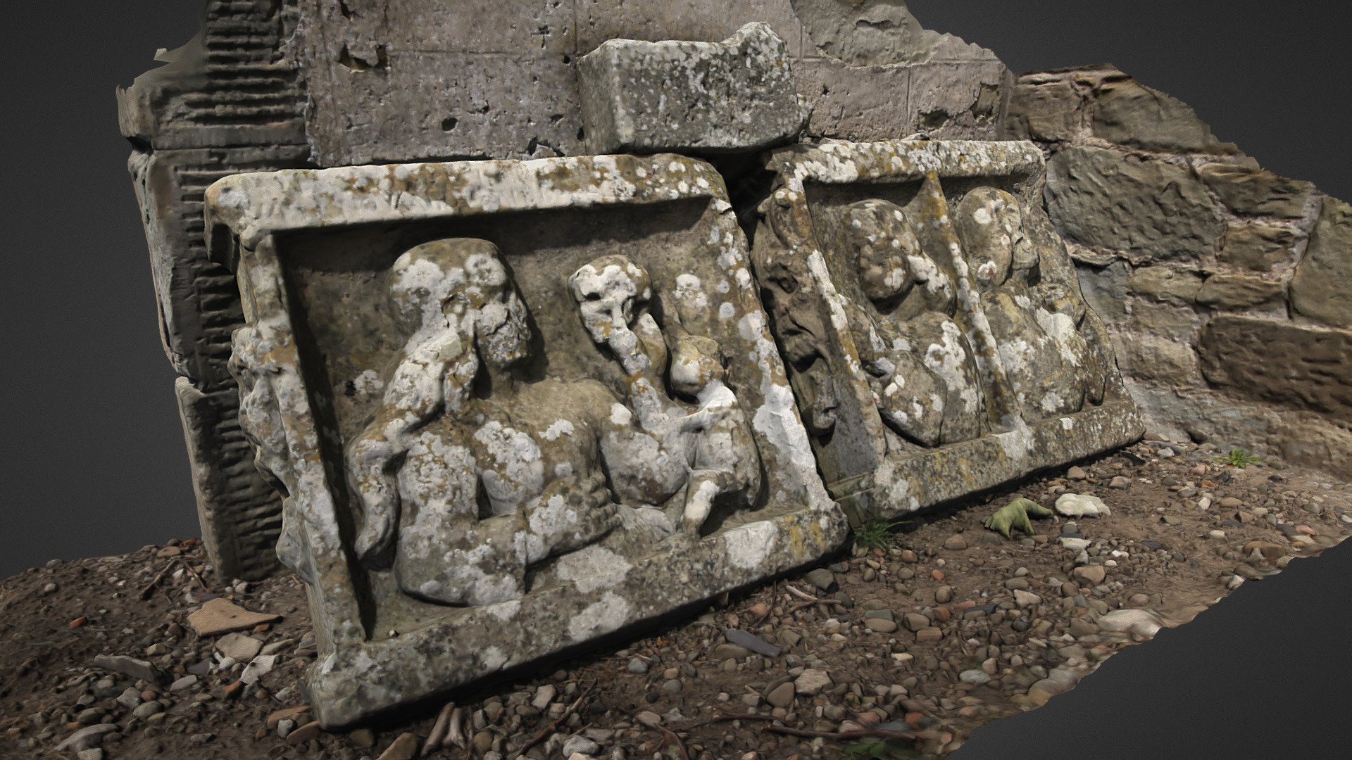 Eccles Kirk gravestones, Scottish Borders