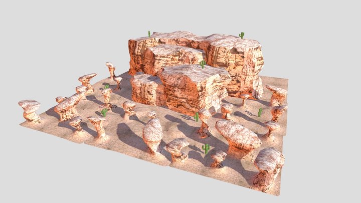 Real_Desert_Export 3D Model