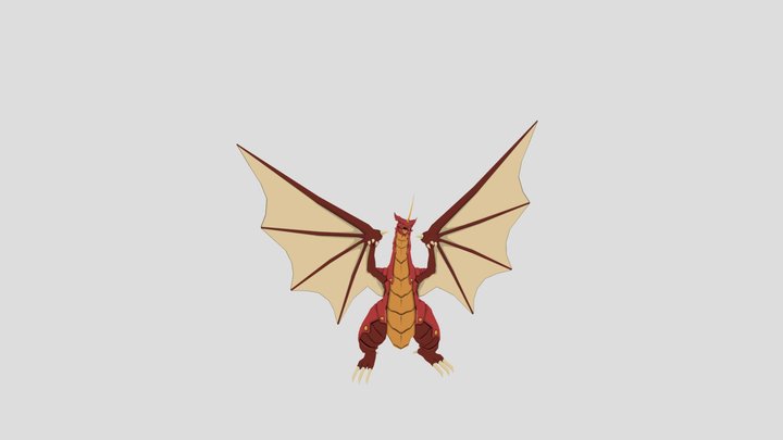 Bakugan Battle Brawlers - Dragonoid 3D Model