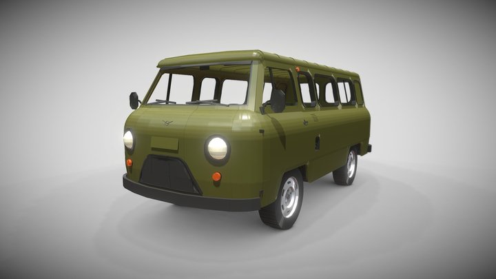 УАЗ БУХАНКА 3D Model
