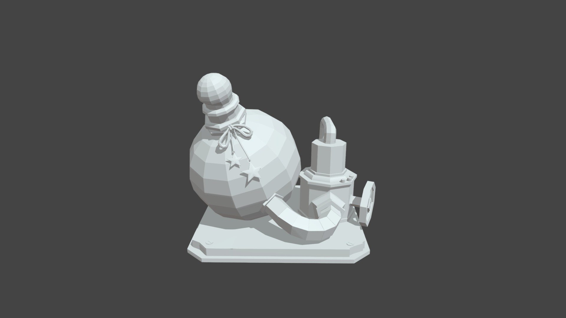 Bottle Machine Low Poly — Sketchfab embed 3D viewer