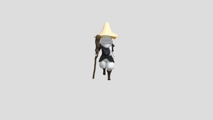 little sorceress 3D Model