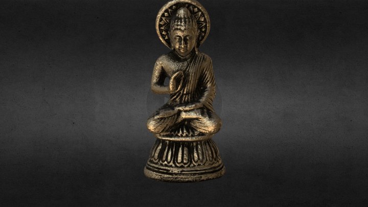 Buddha photogrammetry - Materials remake 3D Model