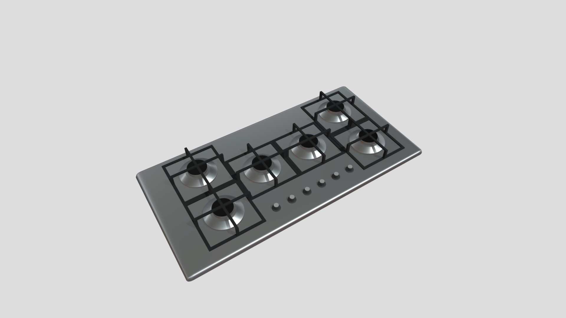 3D model Gas plate - This is a 3D model of the Gas plate. The 3D model is about engineering drawing.
