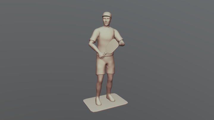 picklePlayer004 3D Model