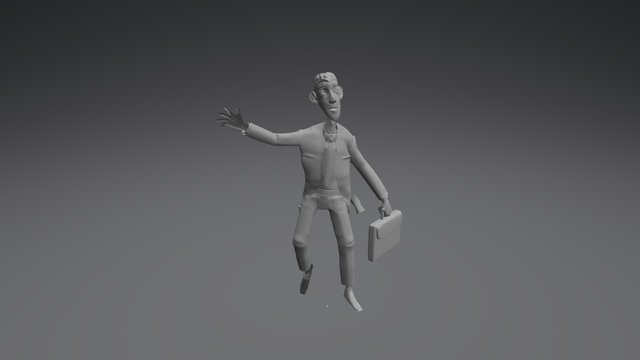 The Daydreamer character 3D Model
