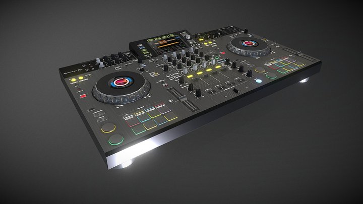 DJ Mixer 3D Model