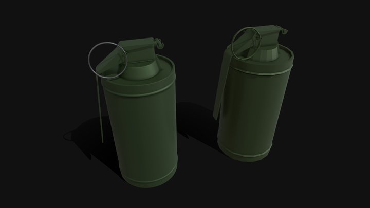 A grenade. Граната.