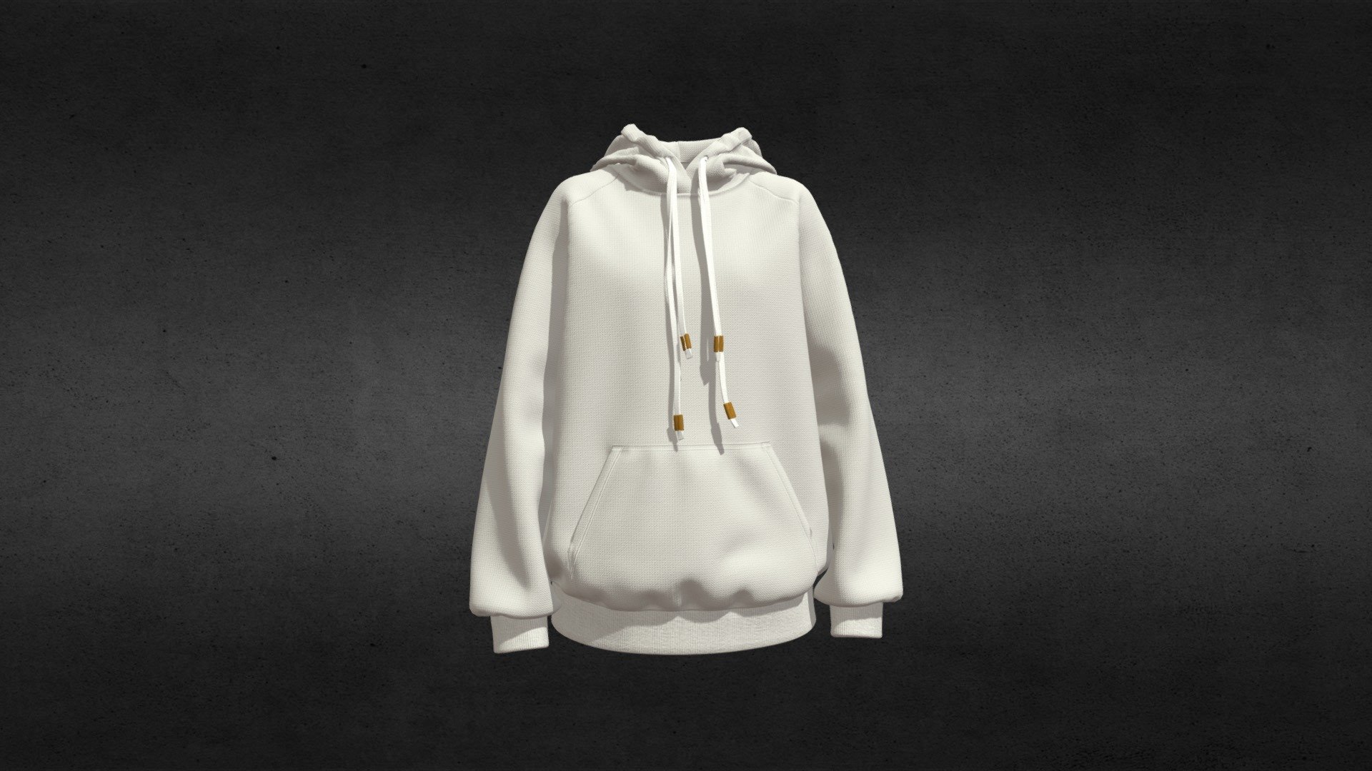 Knitted Hooded Short Sweater/hoodie - Download Free 3D model by Style3D ...