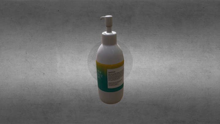 Elmers Glue Shampoo 3D Model