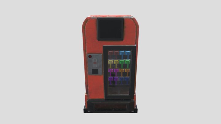 Drink Vending Machine 3D Model