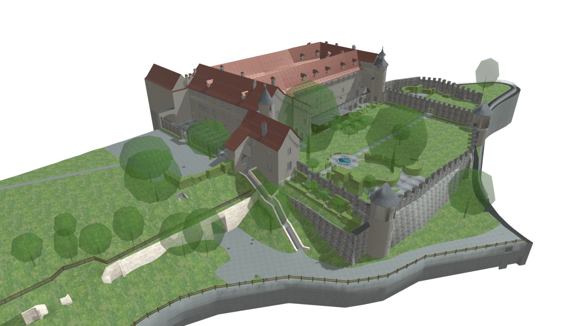 Haldenstein GR, Schloss — Sketchfab embed 3D viewer