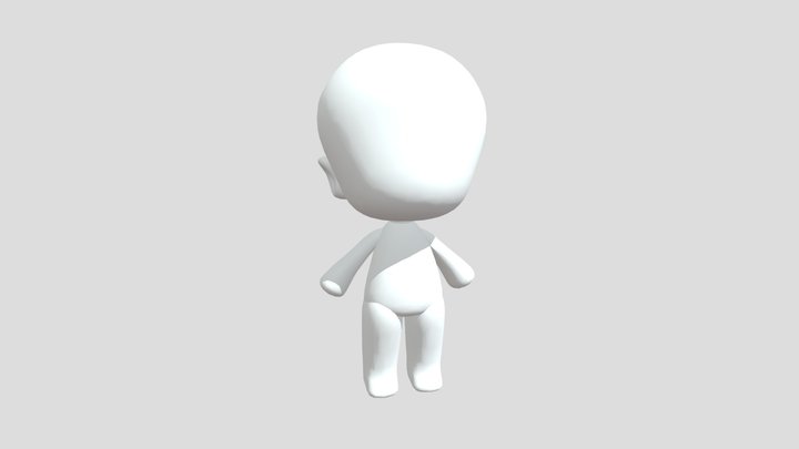 Character (low poly) – Modelo 3D gratuito STL