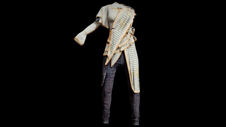 Free Game Female Cloth - 4 – Modello 3D gratuito STL