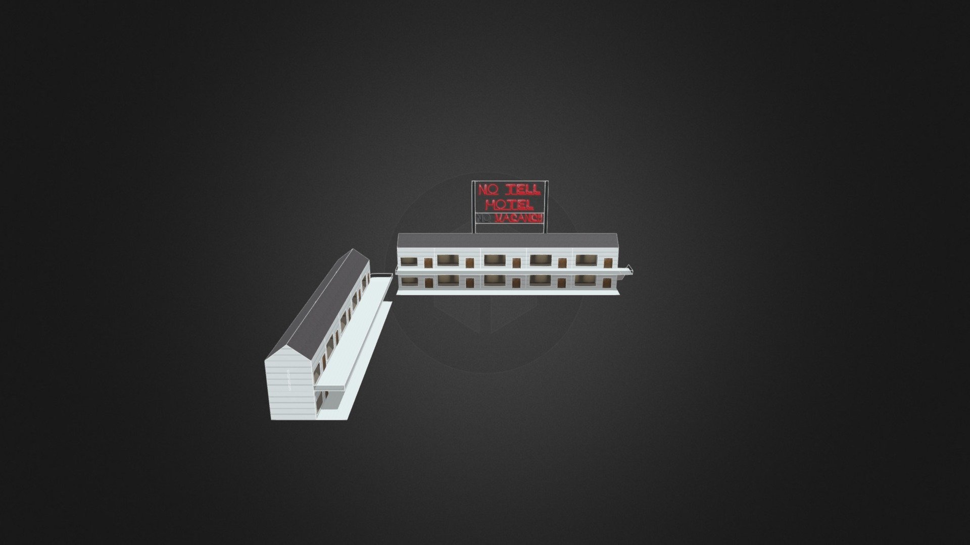 No Tell Motel - Download Free 3D model by shirlanne [9ac3a17] - Sketchfab