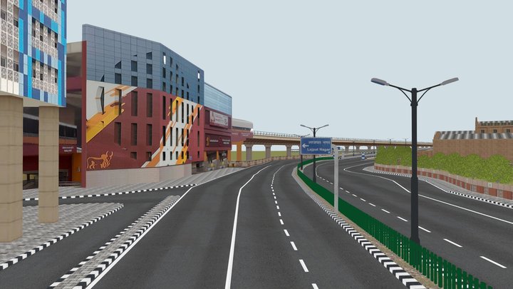 Delhi Okhla phase 3 3D Model